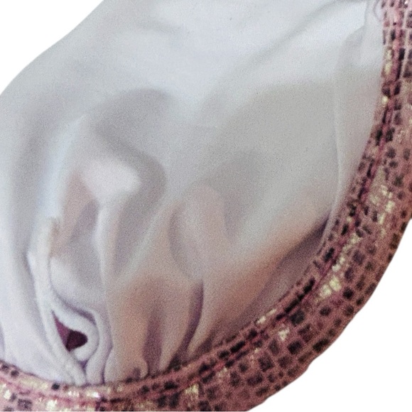 Pink Animal‎ Print Bikini Set Halter Top Swimsuit Sexy Beach Wear Small - Picture 5 of 6